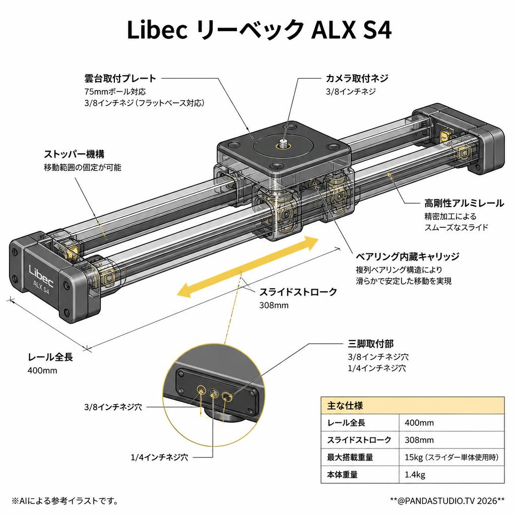 Libec リーベック ALX S4 スペック