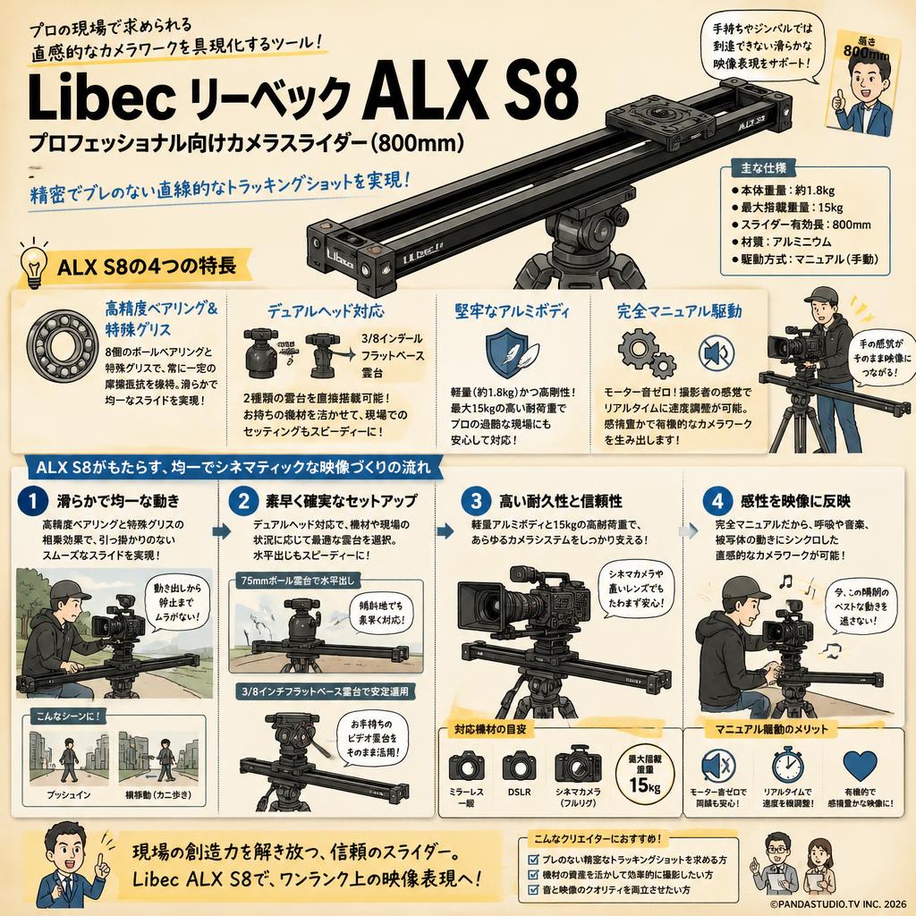 Libec リーベック ALX S8 概要