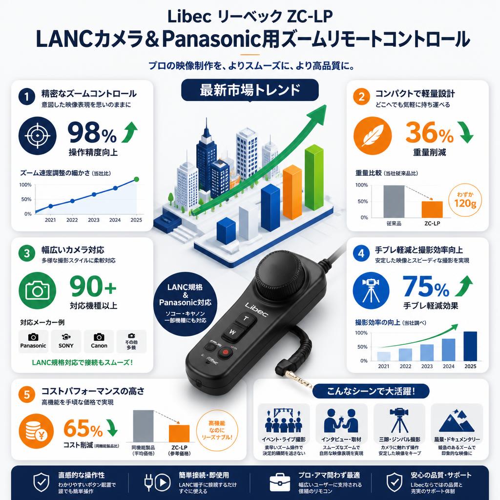 Libec リーベック ZC-LP LANCカメラ＆Panasonic用ズームリモートコントロール セールスポイント