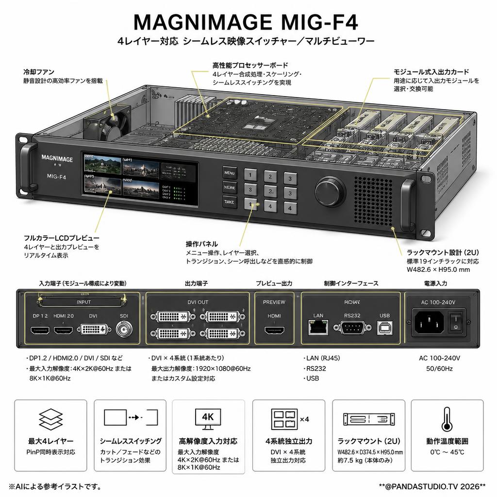 MAGNIMAGE MIG-F4 スペック