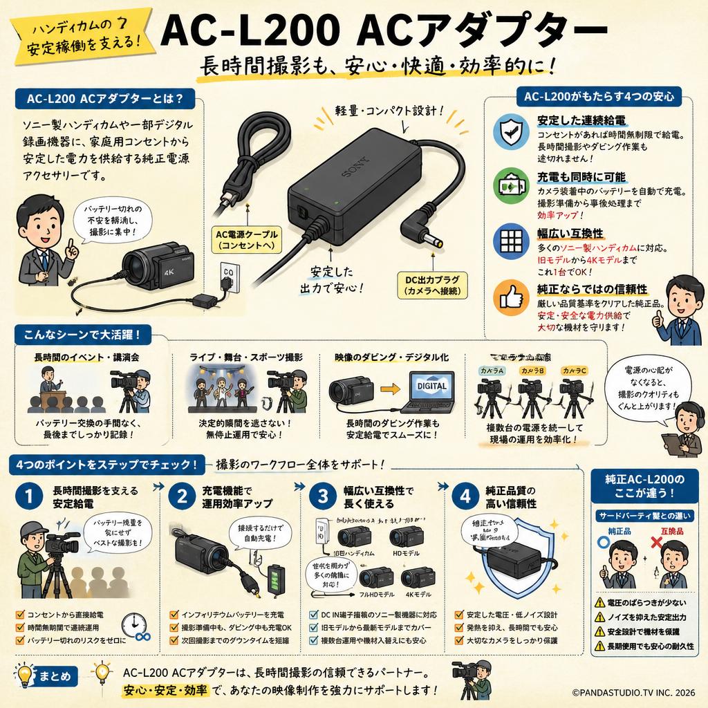 AC-L200 ACアダプター 概要