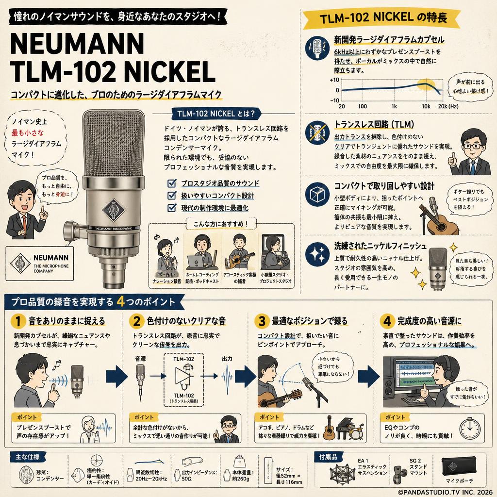 NEUMANN TLM-102 NICKEL 概要