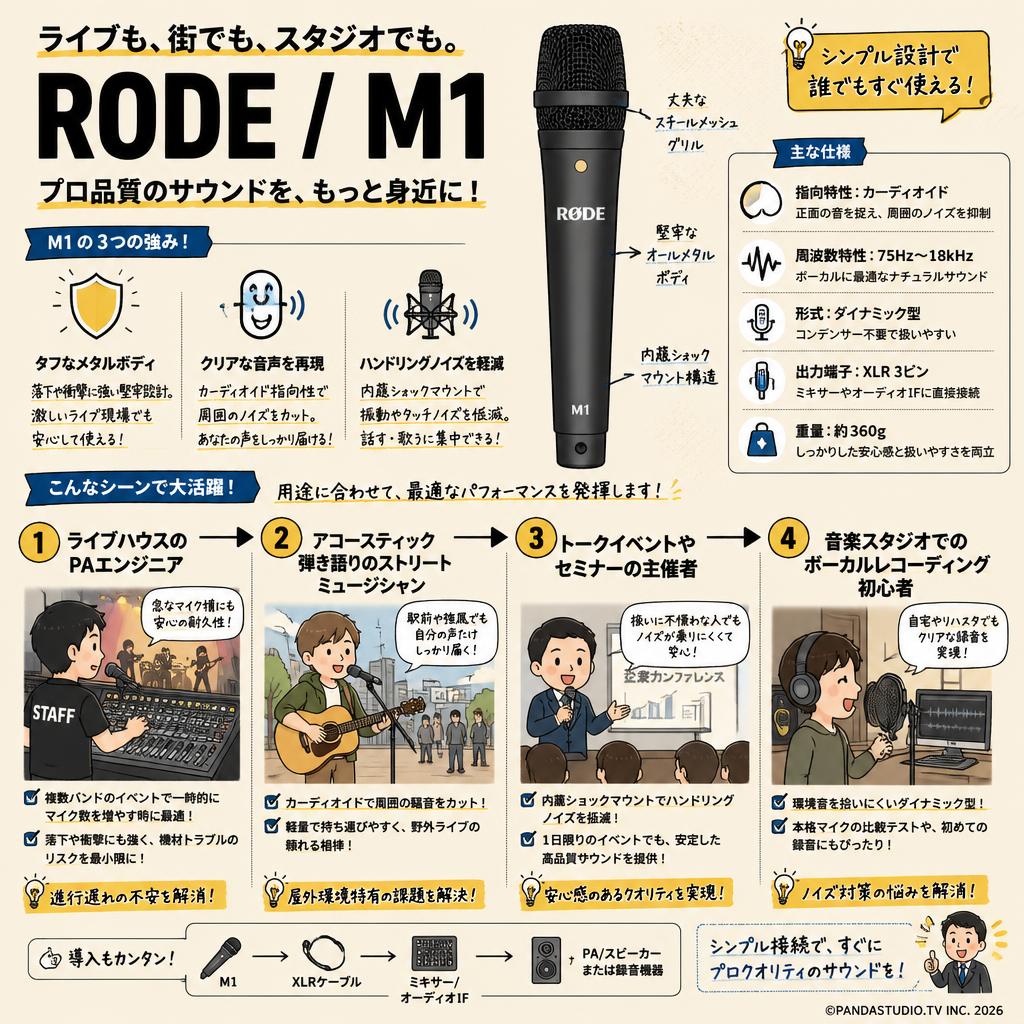 RODE / M1 おもな対象のお客様