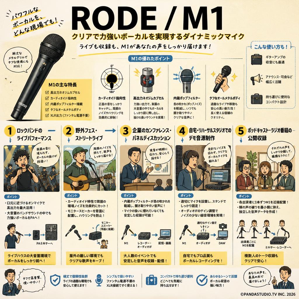 RODE / M1 用途