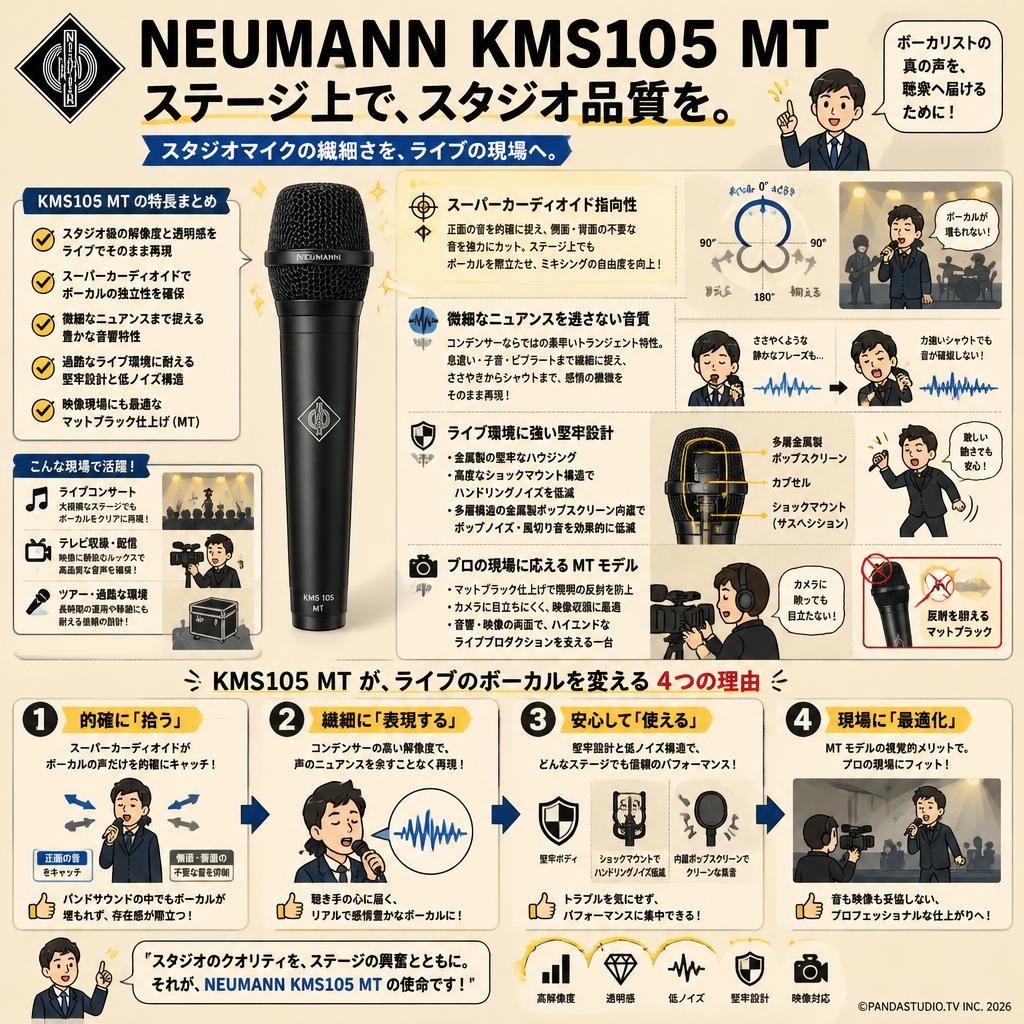 NEUMANN  KMS105 MT 概要