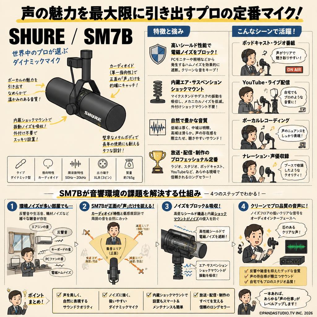 SHURE  / SM7B 概要