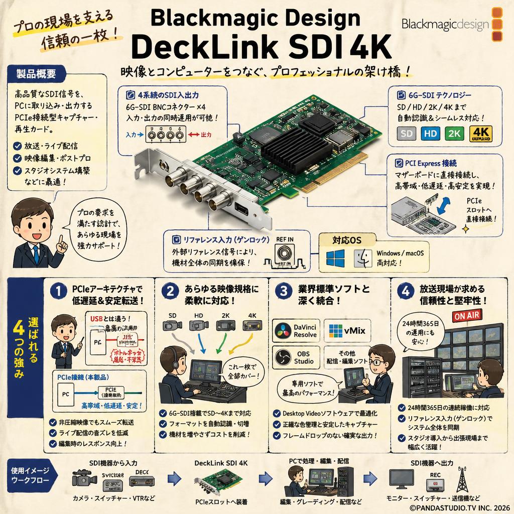 Blackmagic Design DeckLink SDI 4K 概要