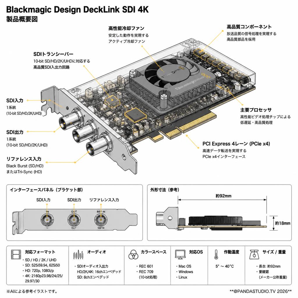 Blackmagic Design DeckLink SDI 4K スペック