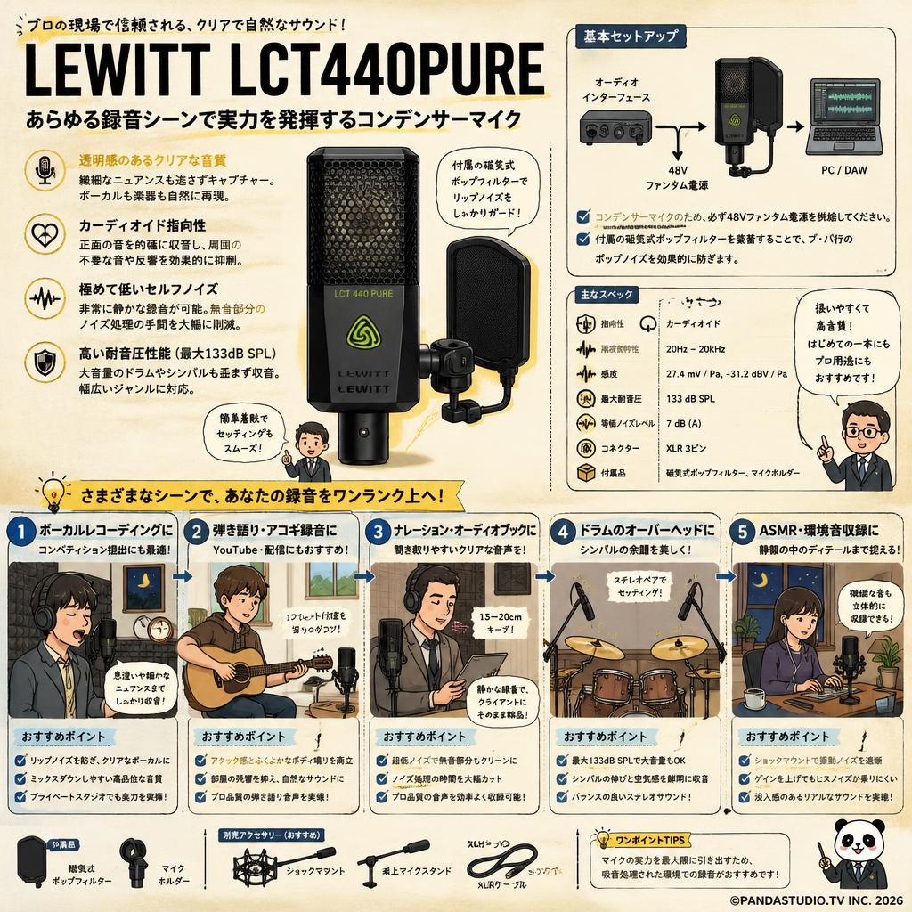 LEWITT LCT440PURE 用途