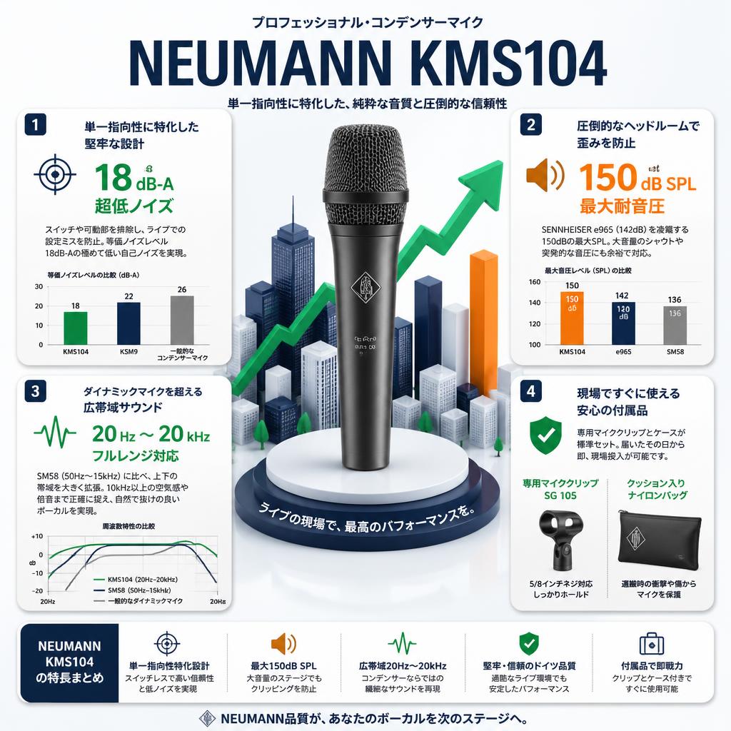 NEUMANN  KMS104 セールスポイント