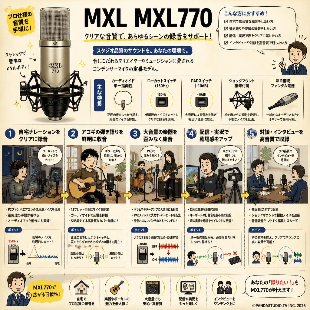 MXL MXL770 用途