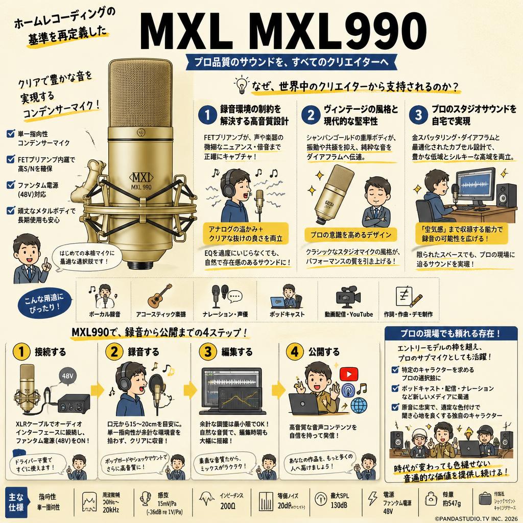 MXL MXL990 概要