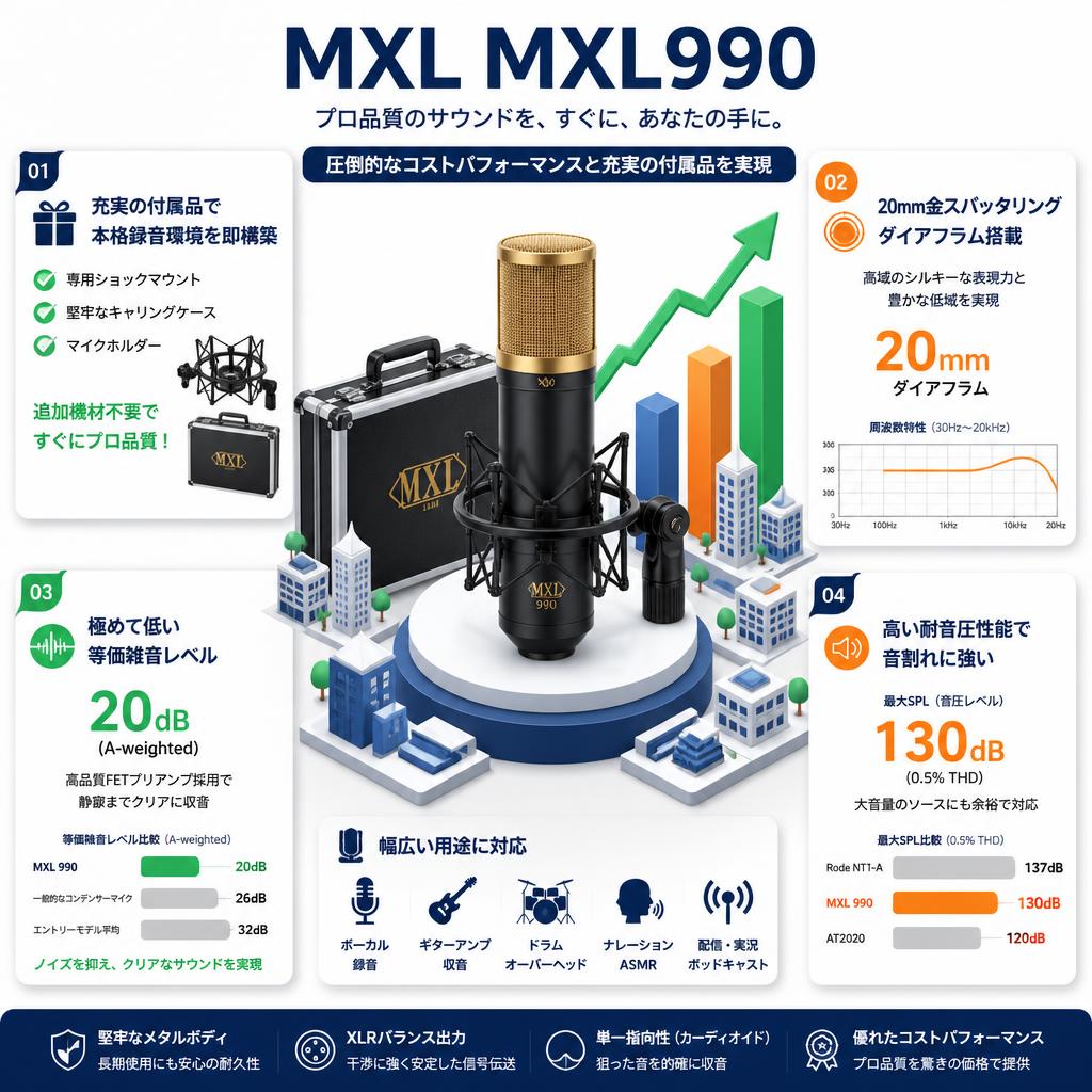 MXL MXL990 セールスポイント