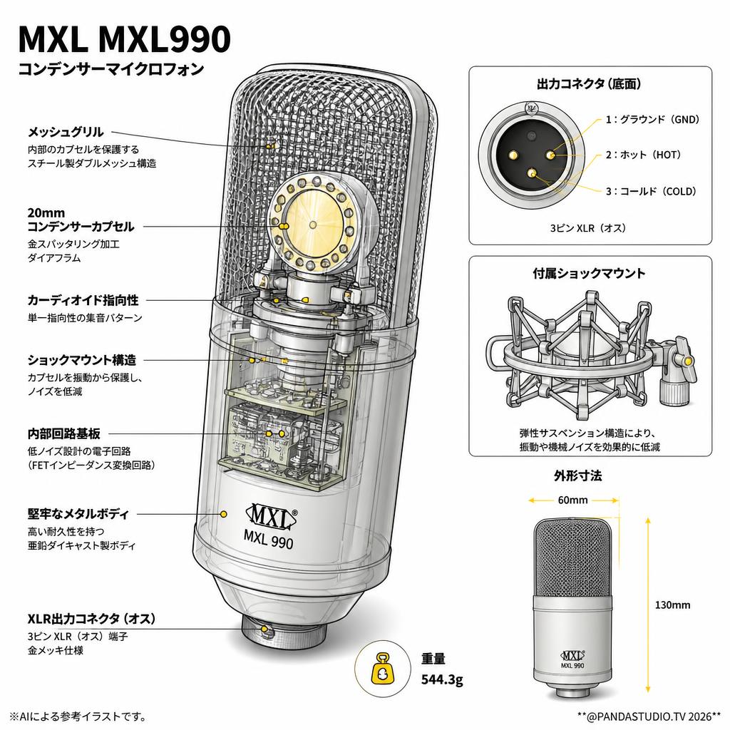 MXL MXL990 スペック