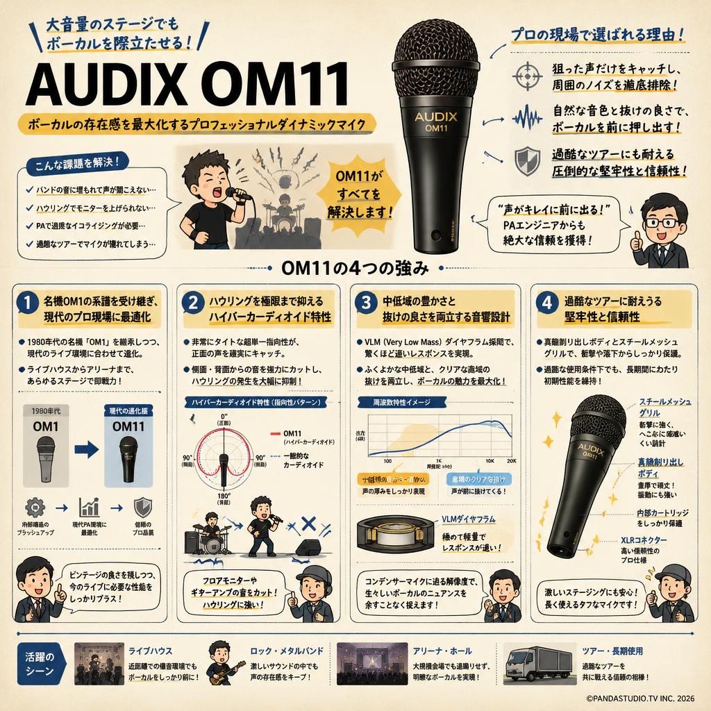 AUDIX OM11 概要
