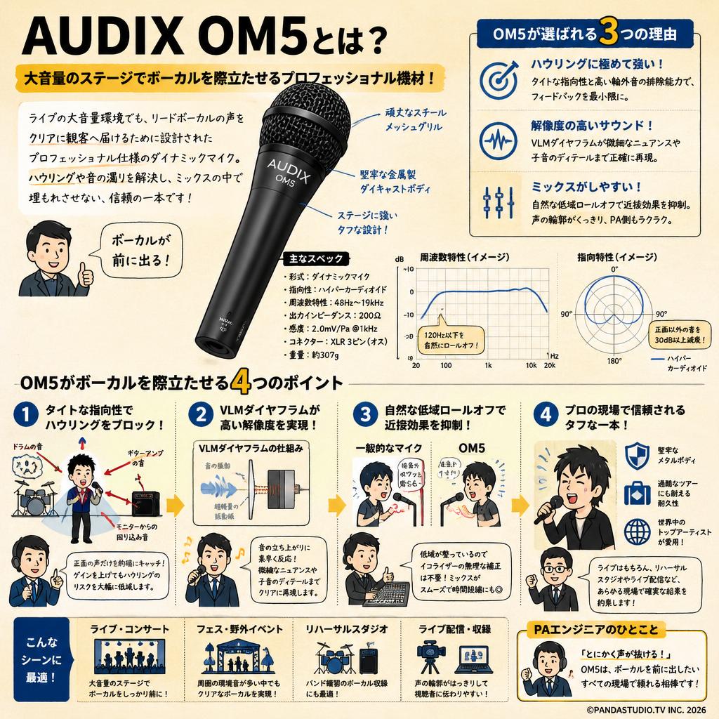 AUDIX OM5 概要
