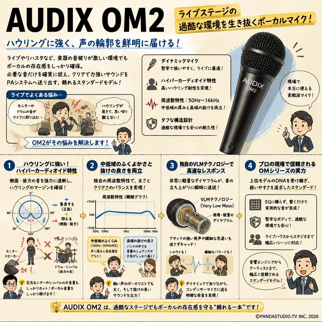 AUDIX OM２ 概要