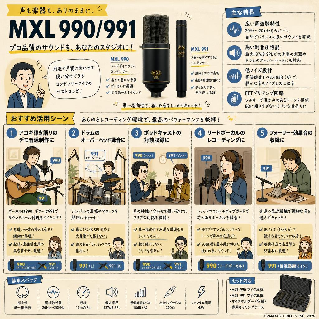 MXL 990/991 用途