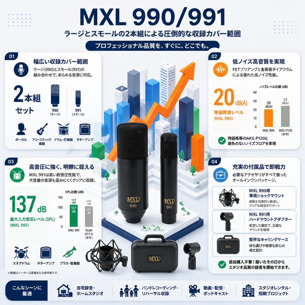 MXL 990/991 セールスポイント