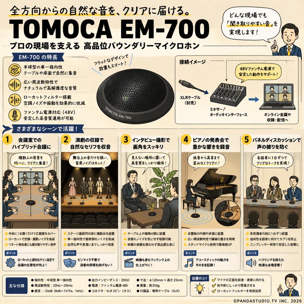TOMOCA EM-700 用途