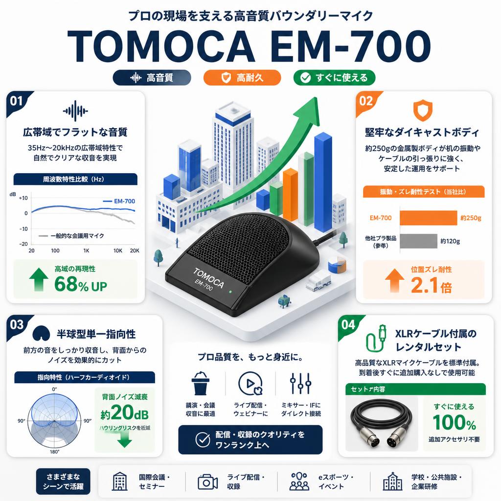 TOMOCA EM-700 セールスポイント