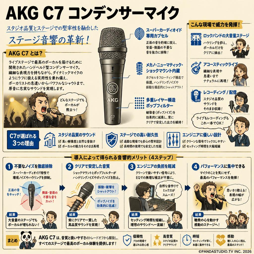 AKG  C7 コンデンサーマイク 概要
