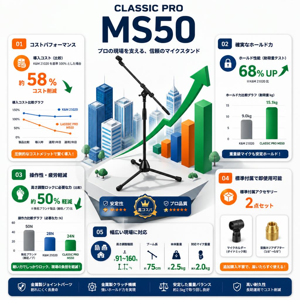 CLASSIC PRO MS50 セールスポイント