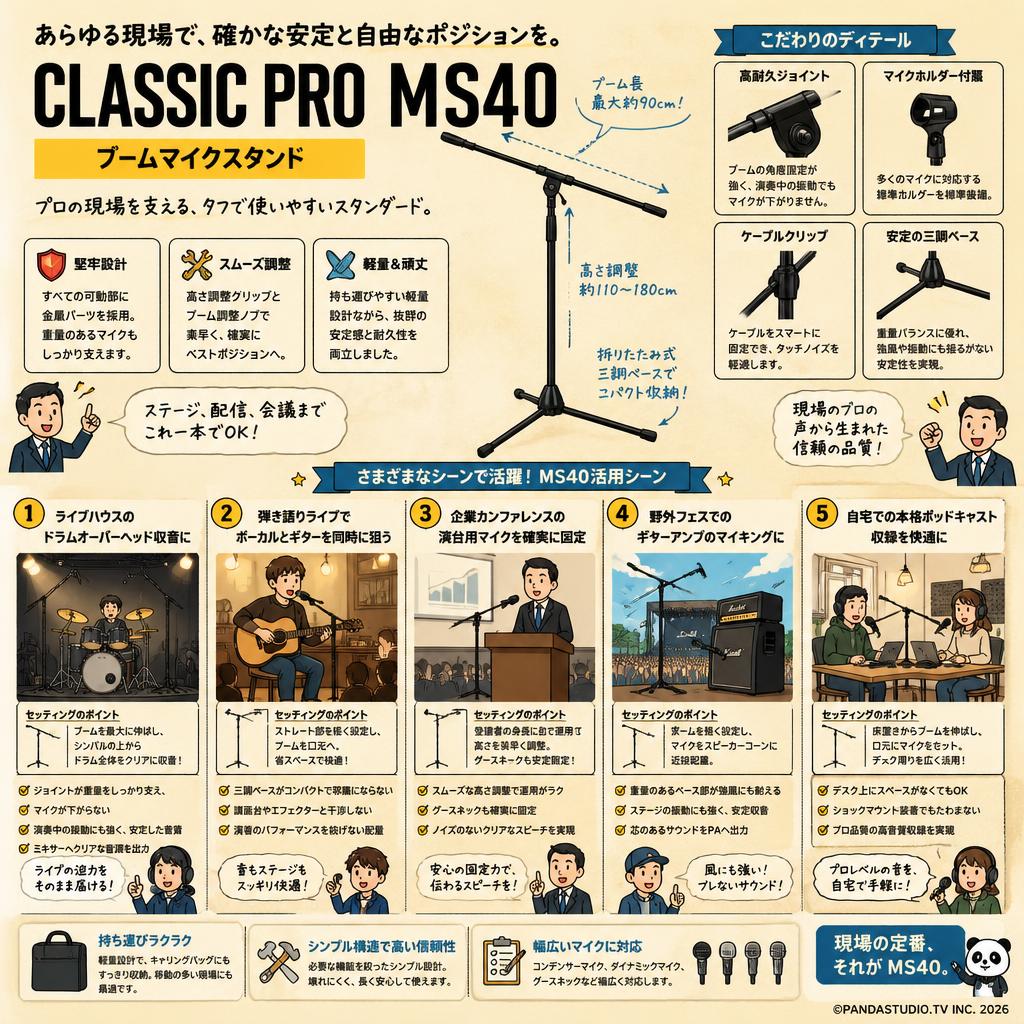 CLASSIC PRO MS40 用途
