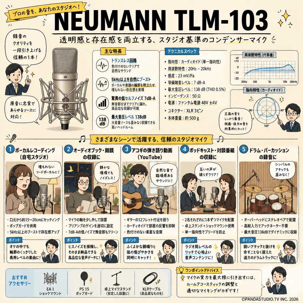 NEUMANN TLM-103 用途