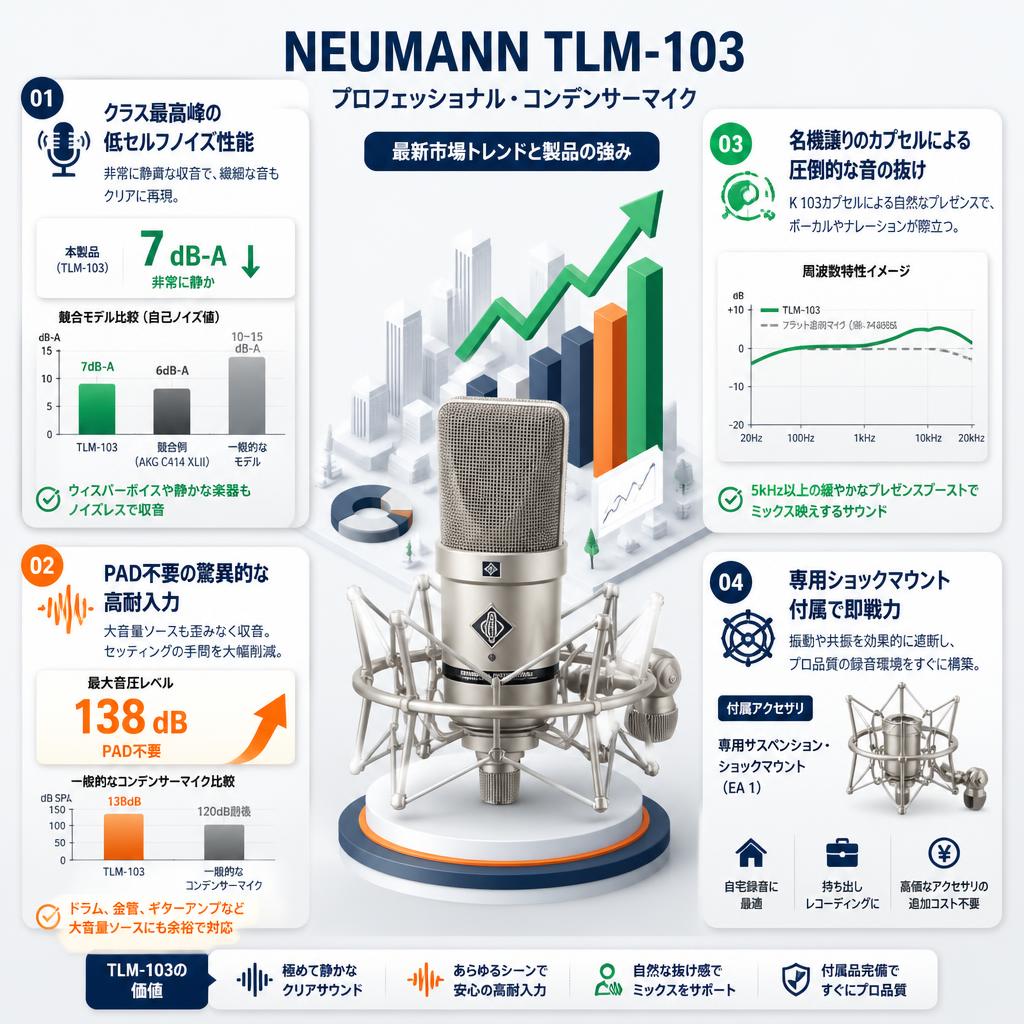 NEUMANN TLM-103 セールスポイント