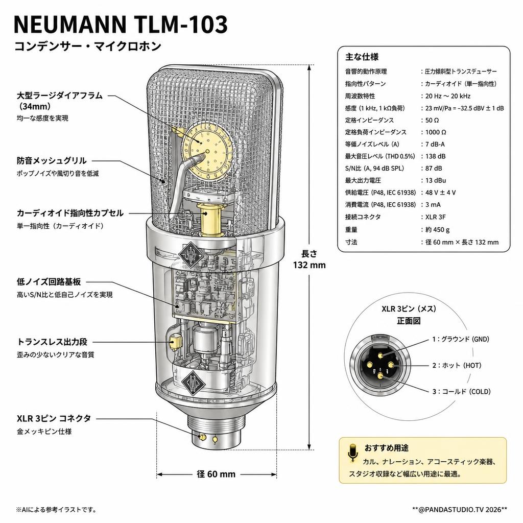 NEUMANN TLM-103 スペック