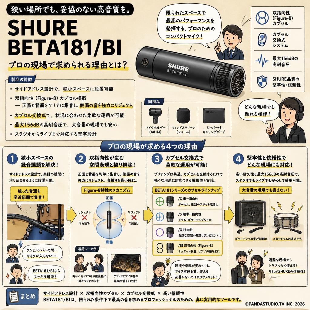 SHURE BETA181/BI 概要