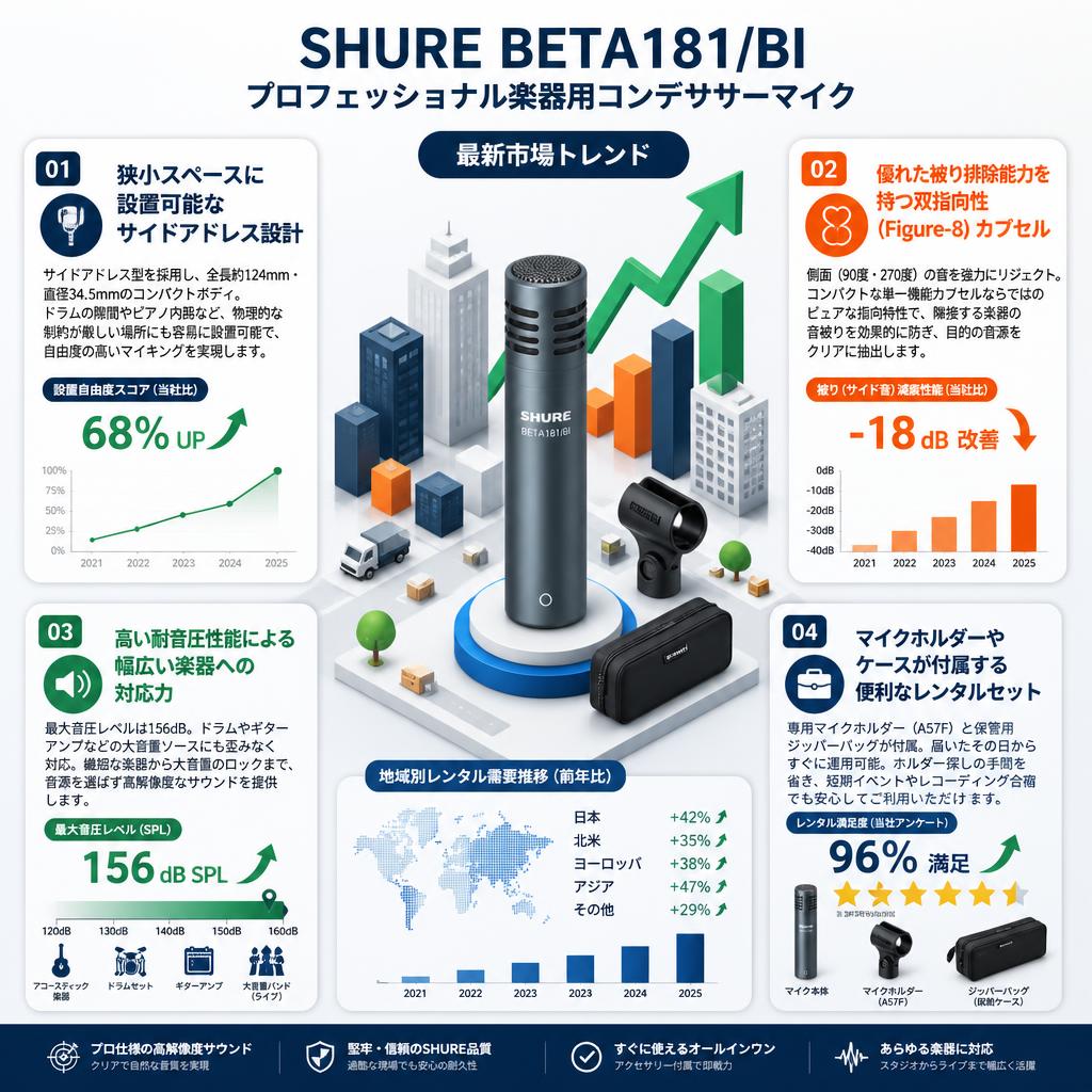SHURE BETA181/BI セールスポイント