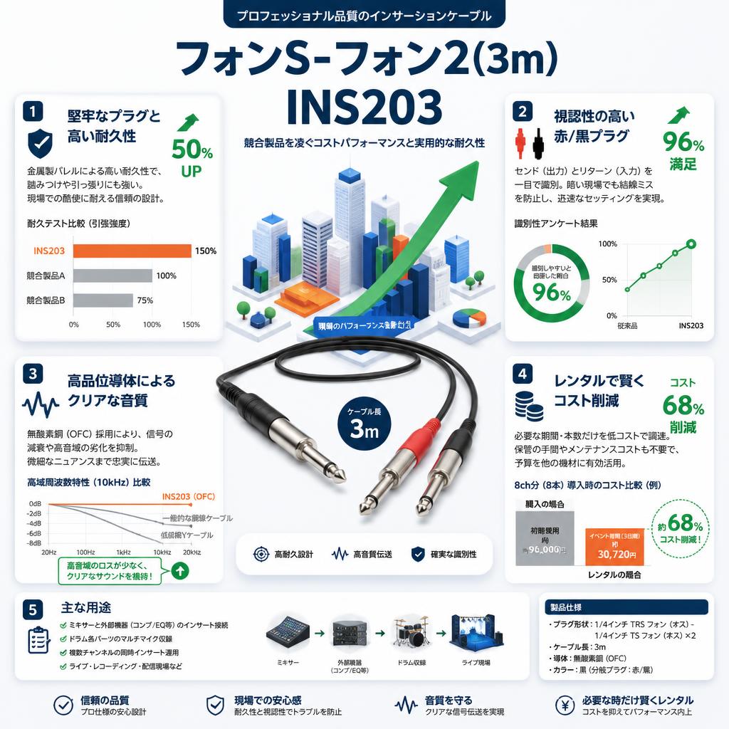 フォンS-フォン2(3m)  INS203 セールスポイント
