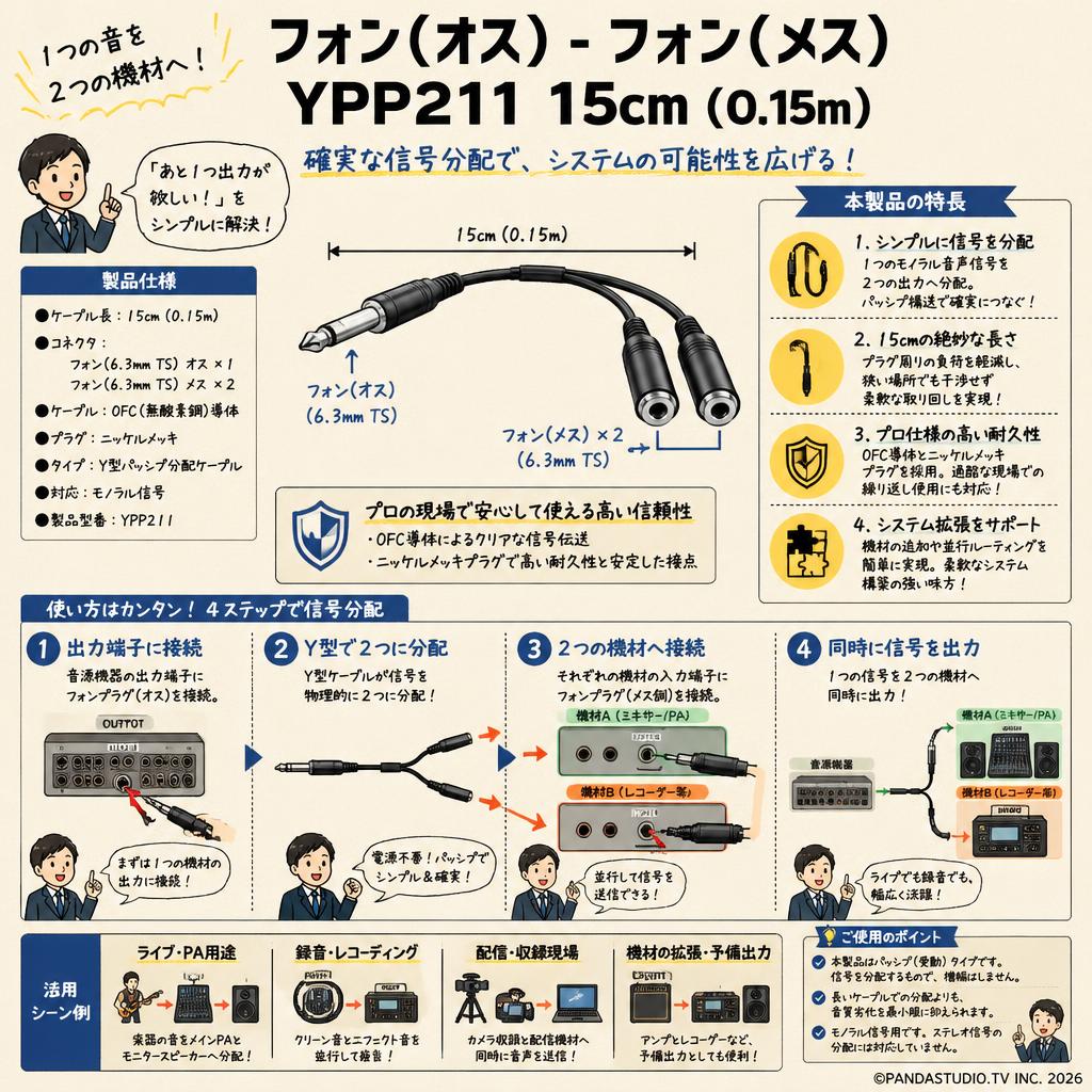 フォン(オス） - フォン(メス）YPP211 15cm (0.15m) 概要