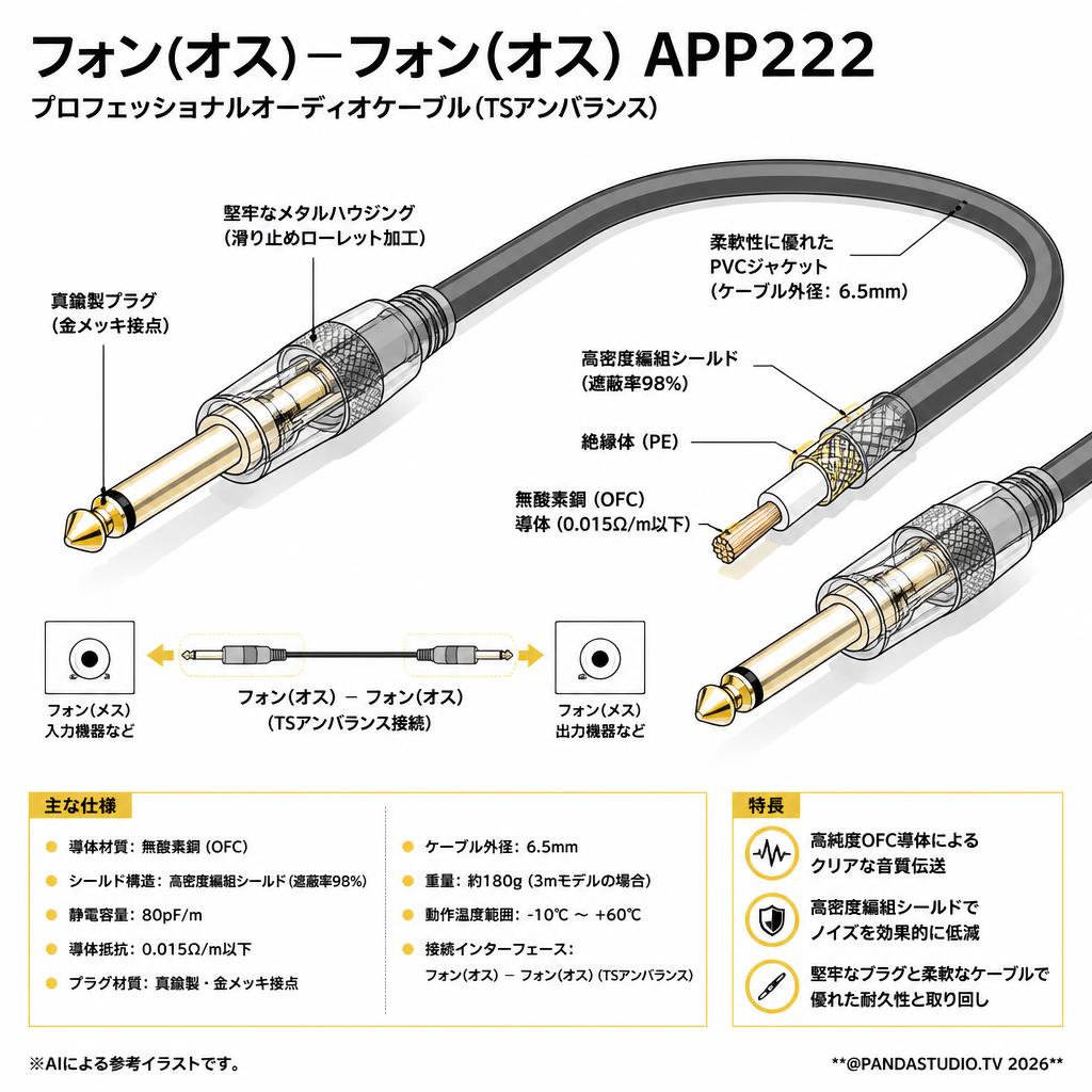 フォン(オス)－フォン(オス) APP222 スペック