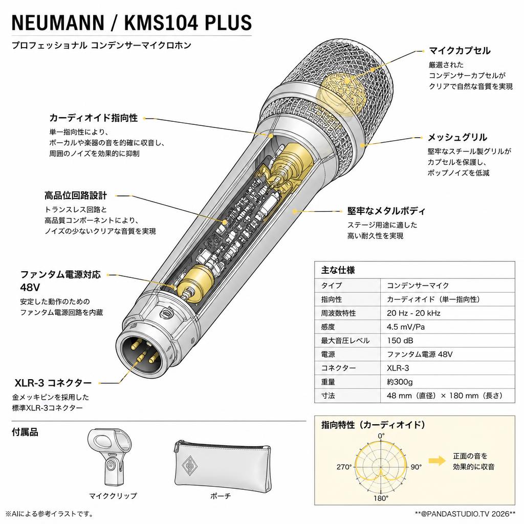 NEUMANN / KMS104 PLUS スペック