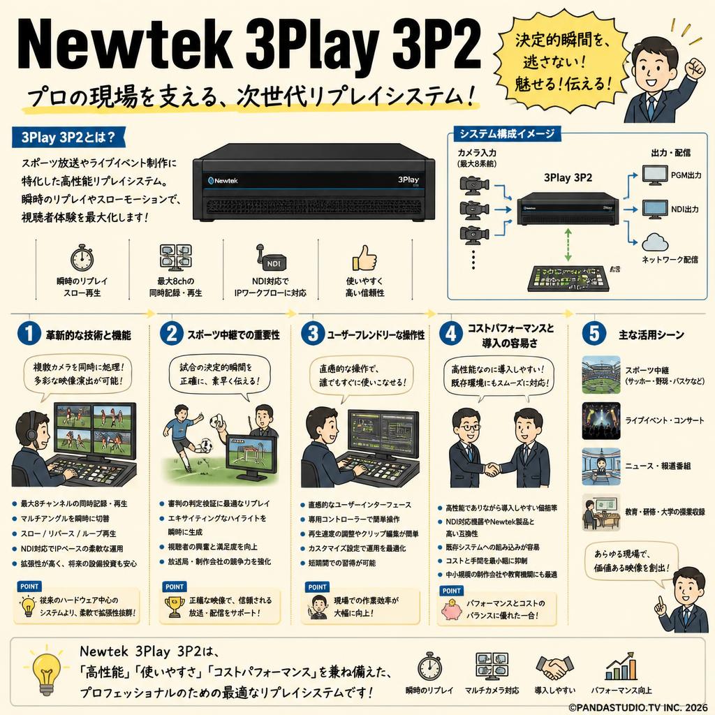 Newtek 3Play 3P2 概要