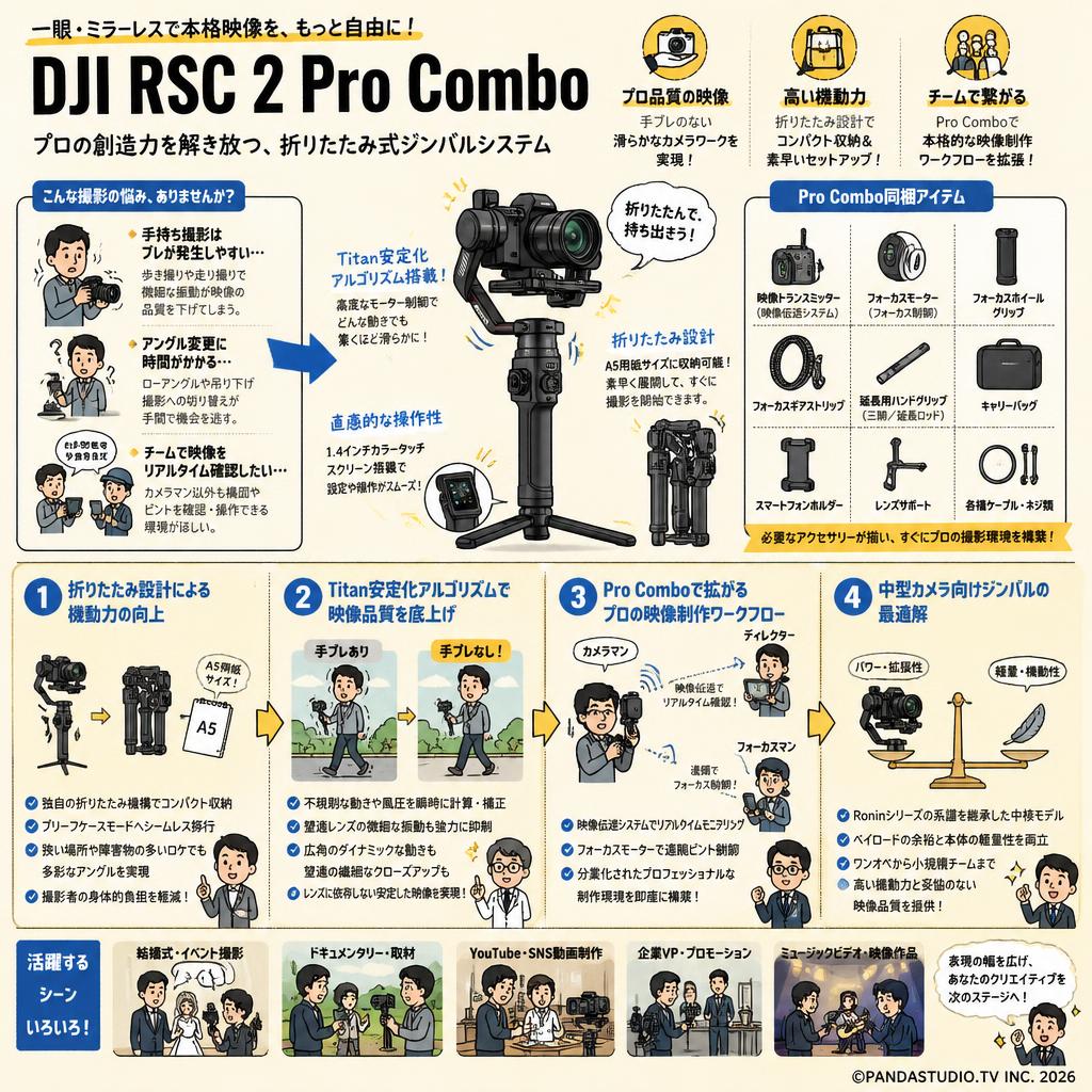 DJI RSC 2 Pro Combo 概要