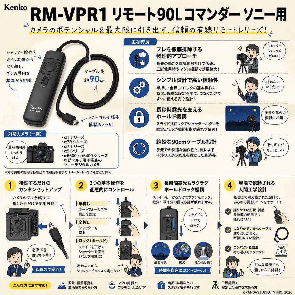 Kenko RM-VPR1 リモート90Lコマンダー  ソニー用 概要