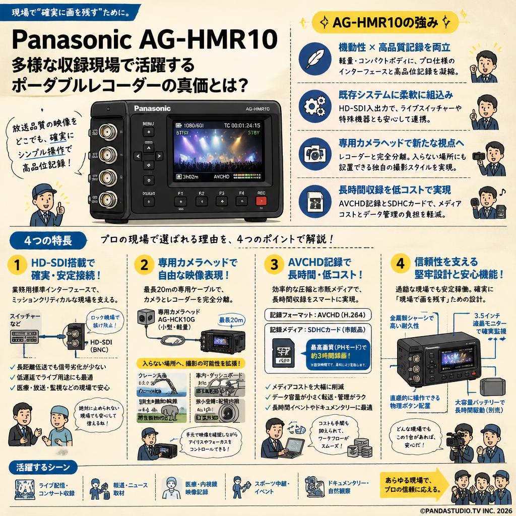 Panasonic AG-HMR10 概要