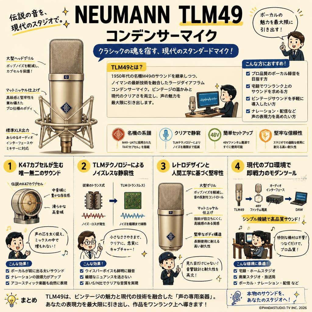 NEUMANN TLM49 コンデンサーマイク 概要