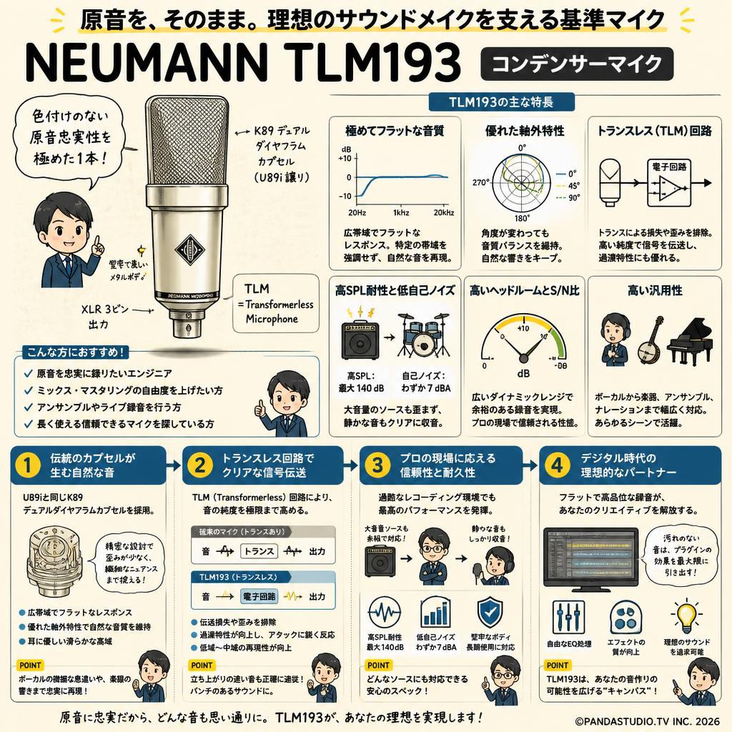 NEUMANN TLM193 コンデンサーマイク 概要