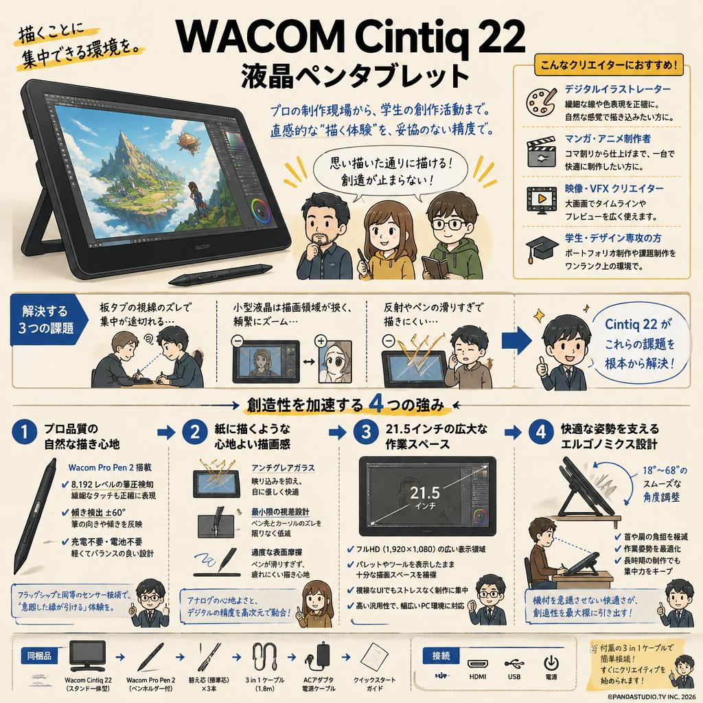 WACOM Cintiq 22 液晶ペンタブレット 概要