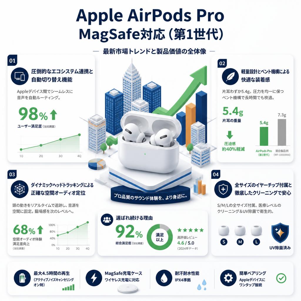 Apple AirPods Pro MagSafe対応（第1世代） セールスポイント