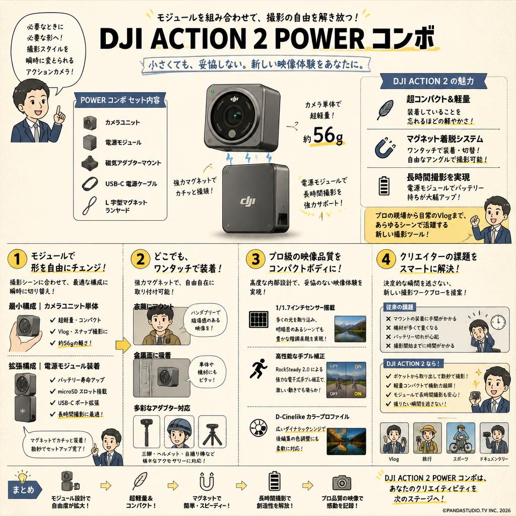 DJI Action 2 Power コンボ 概要