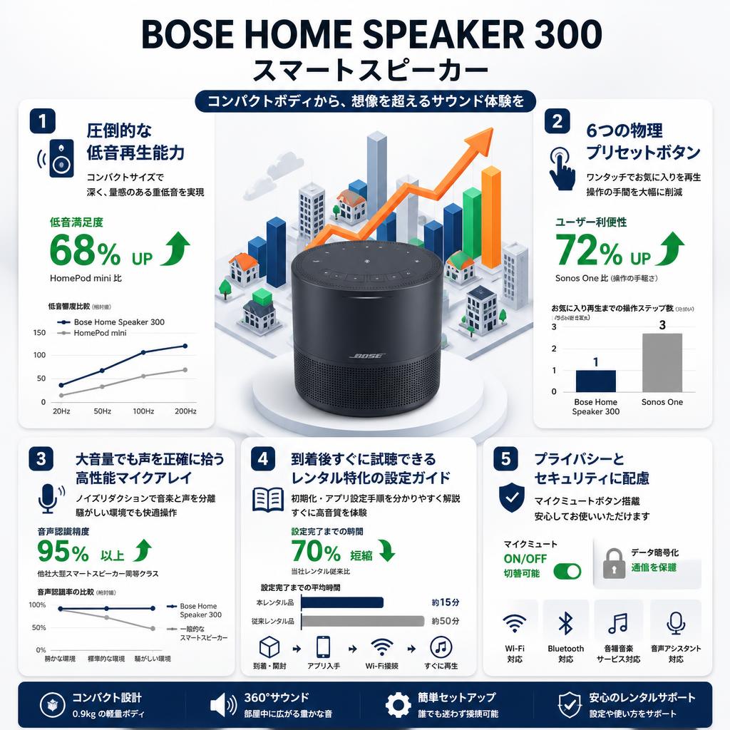 BOSE HOME SPEAKER 300 スマートスピーカー | パンダスタジオ