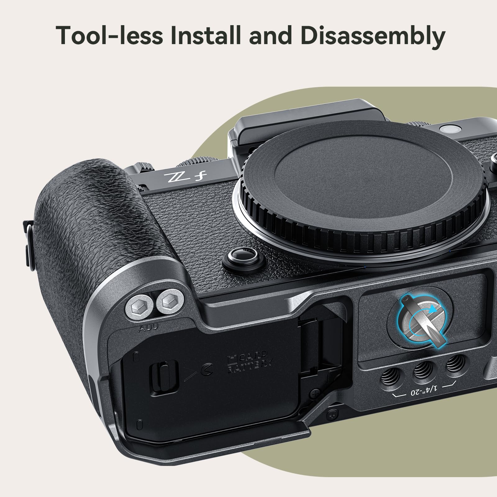 SmallRig Nikon Zf用L型グリップ (4262) | パンダスタジオ・レンタル