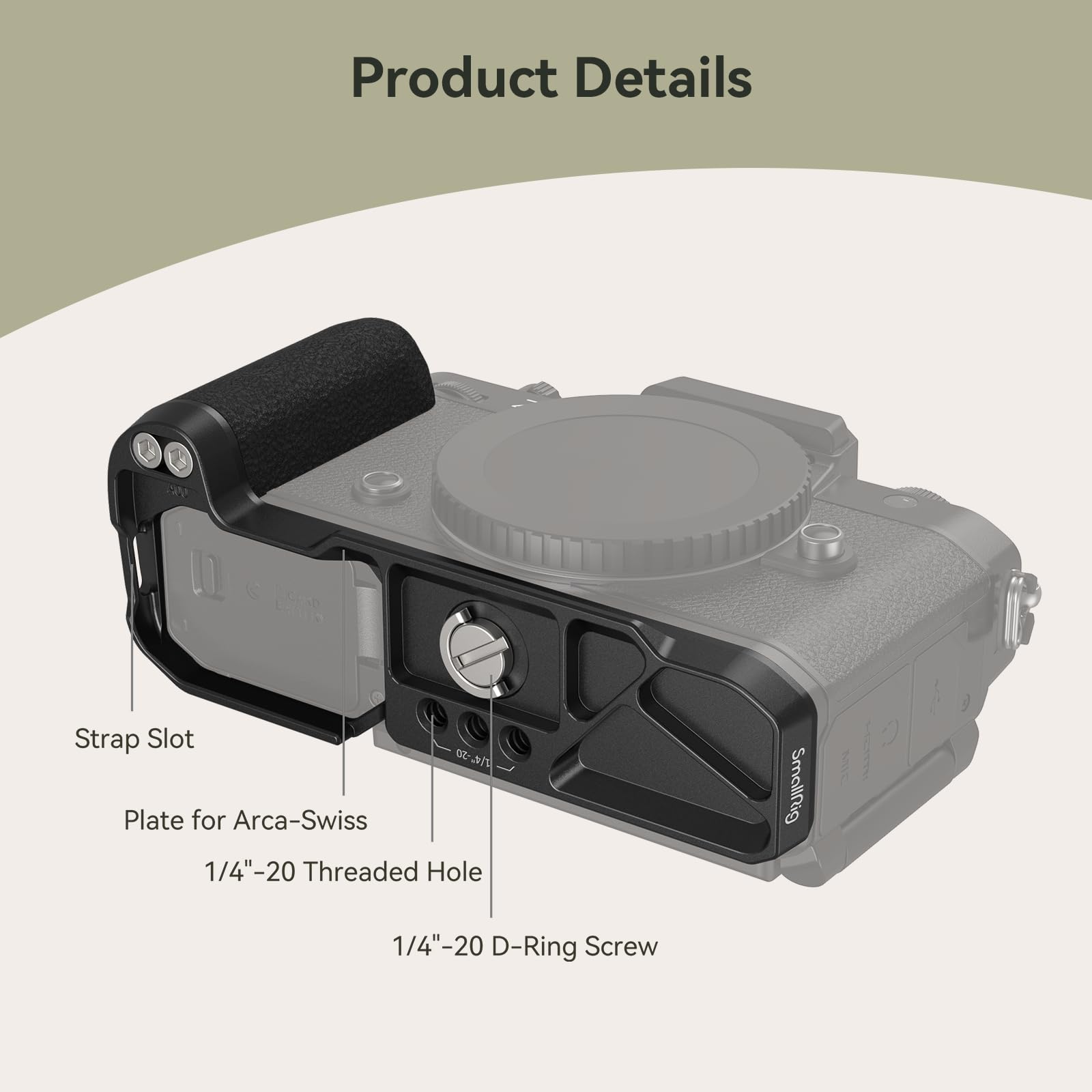 SmallRig Nikon Zf用L型グリップ (4262) | パンダスタジオ・レンタル