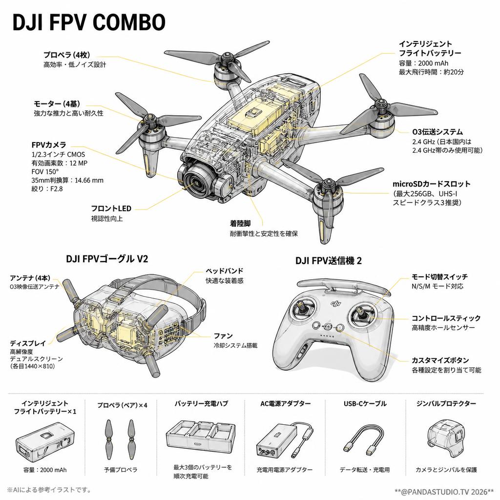 DJI FPV COMBO スペック